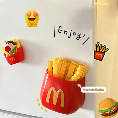 sunflowerden Shaped Bag Clips with Storage Box