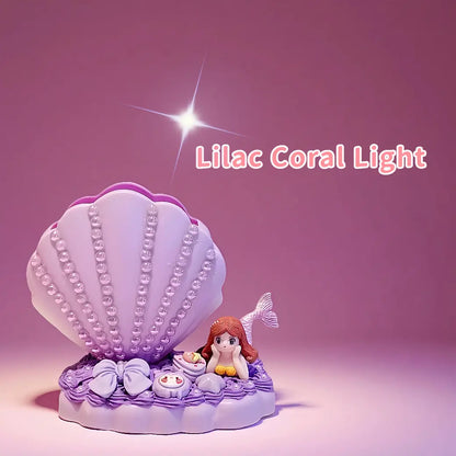 Mermaid Seashell Night Light 