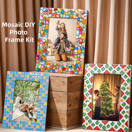 sunflowerden Mosaic DIY Photo Frame Kit 