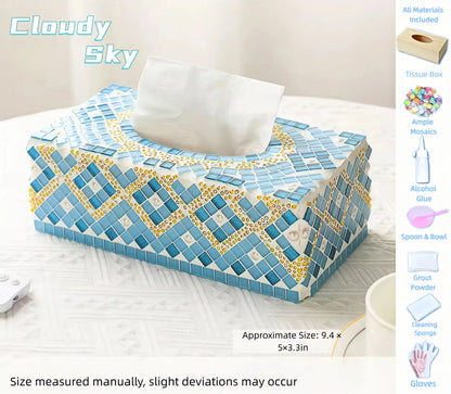 sunflowerden DIY Mosaic Tissue Box