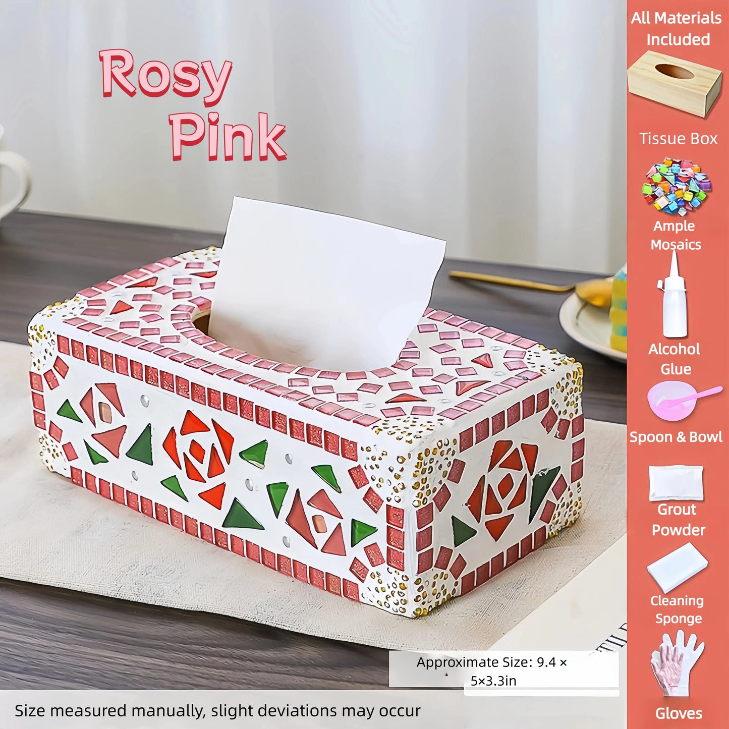 sunflowerden DIY Mosaic Tissue Box