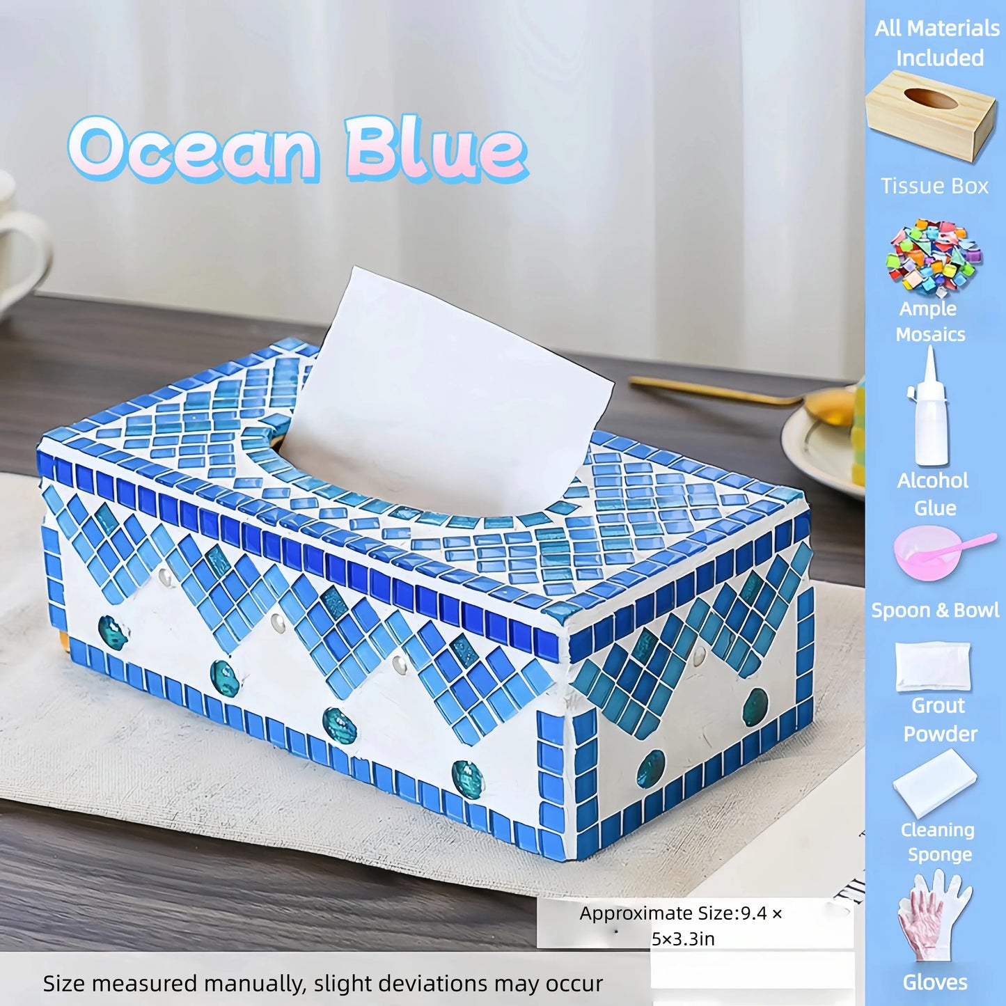 sunflowerden DIY Mosaic Tissue Box