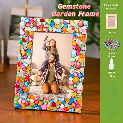 Mosaic DIY Photo Frame Kit – 6-Inch Handmade Craft Décor