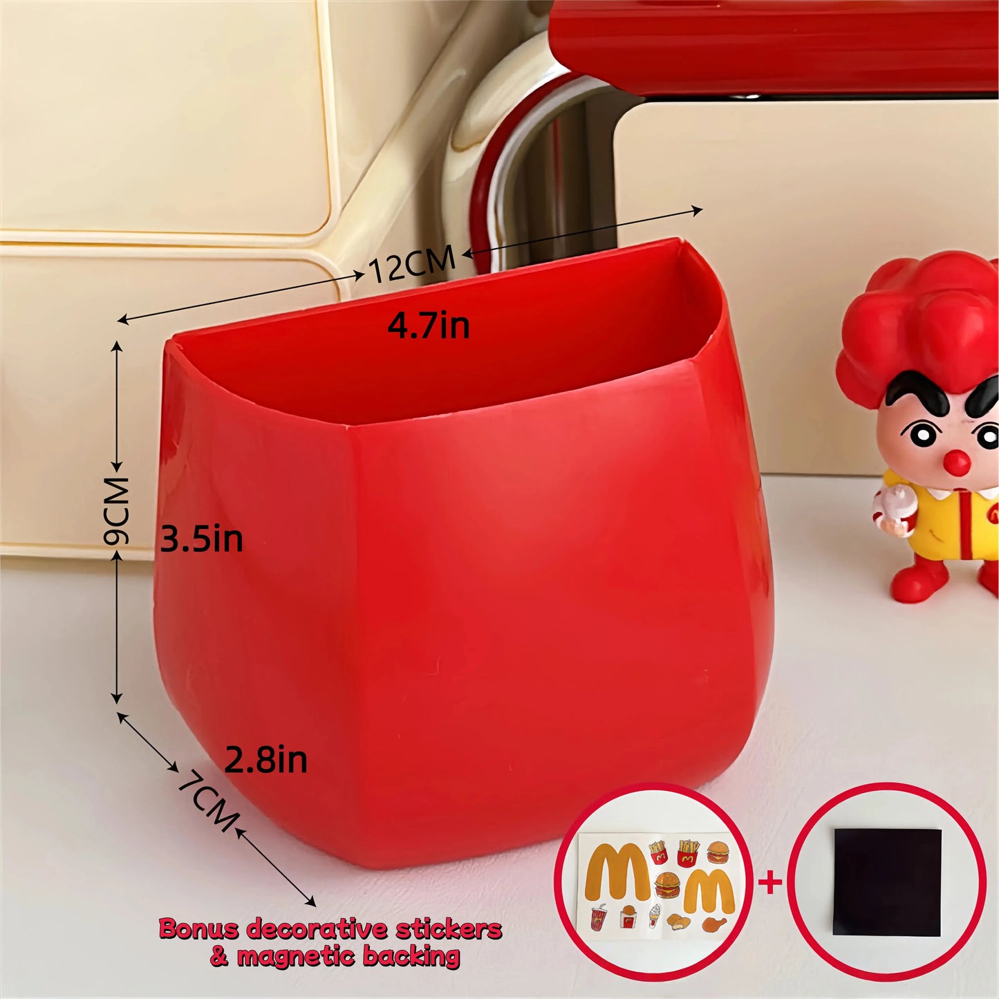 sunflowerden Shaped Bag Clips with Storage Box