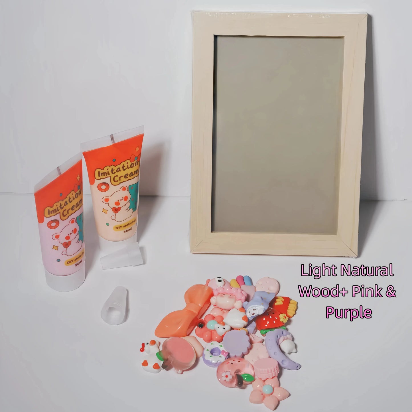 sunflowerden DIY Cream Glue Photo Frame Kit