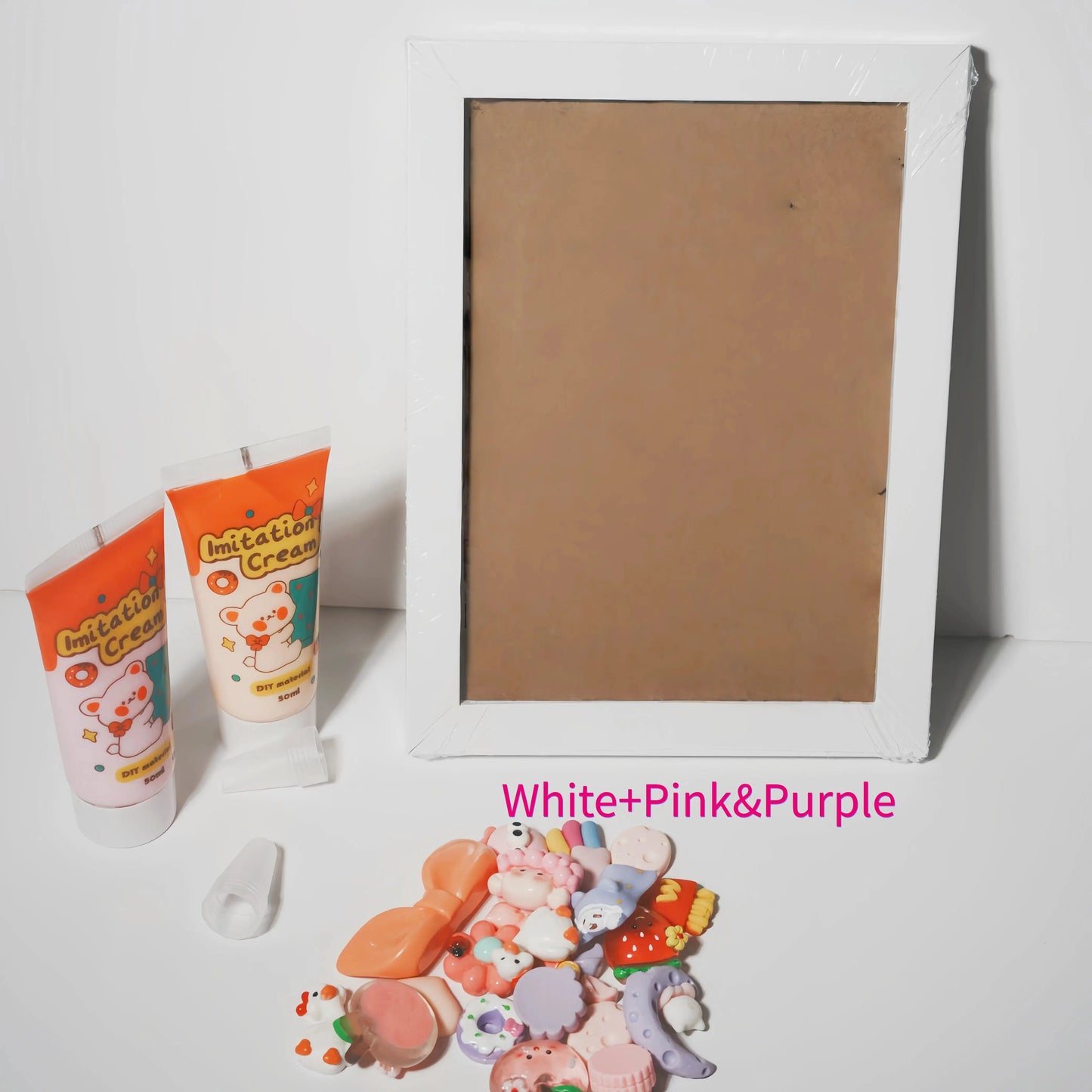 sunflowerden DIY Cream Glue Photo Frame Kit
