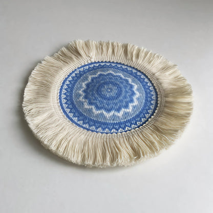 sunflowerden Bohemian Style Cotton Linen Placemat & Coaster Set