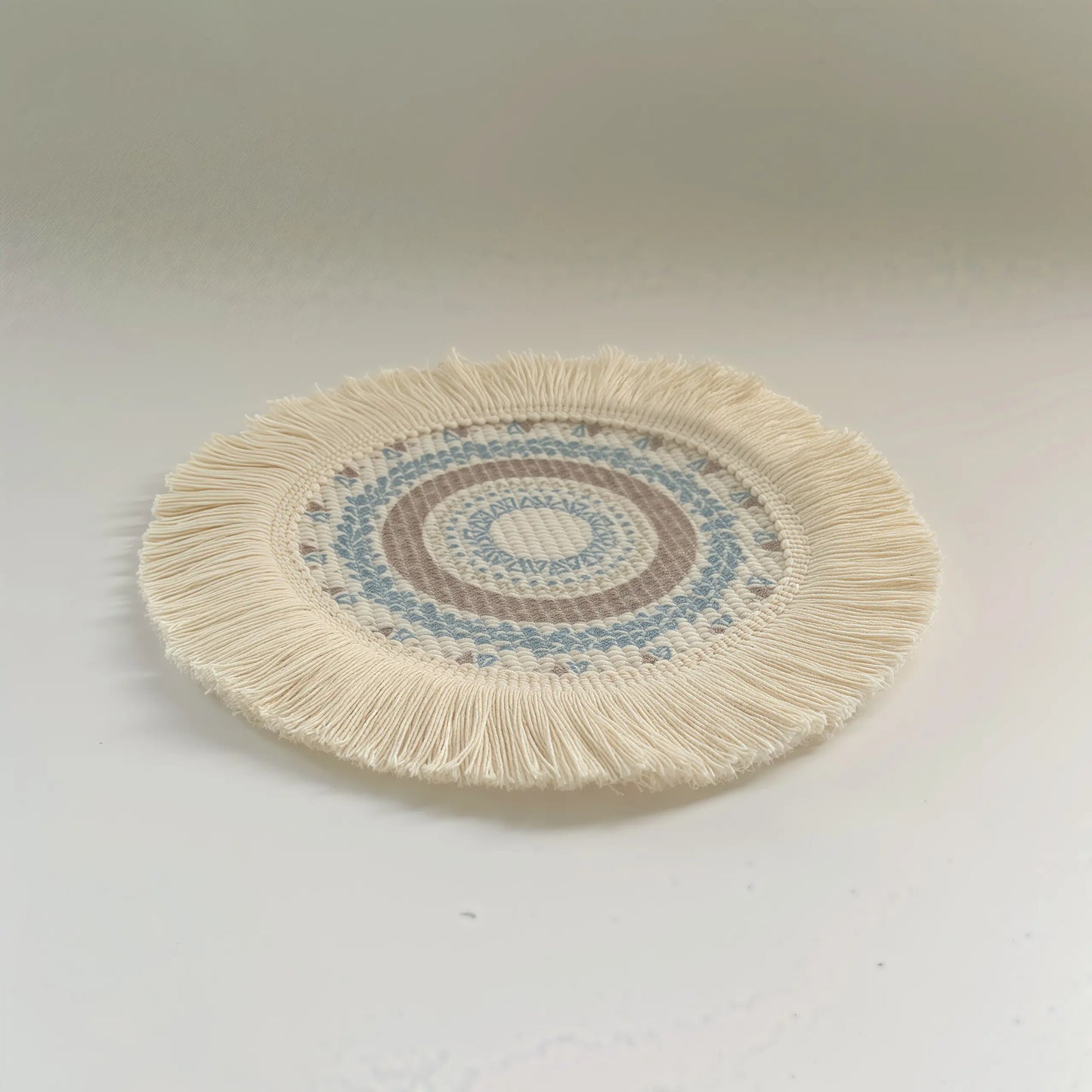 Bohemian Style Cotton Linen Placemat & Coaster Set