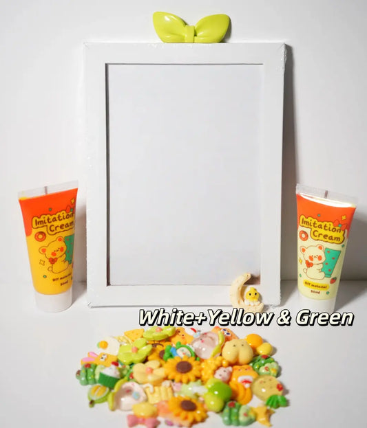 sunflowerden DIY Cream Glue Photo Frame Kit