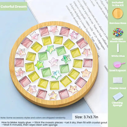 sunflowerden Mosaic DIY Coaster Craft Kit