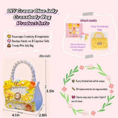 DIY Cream Glue Jelly Crossbody Bag – Creative Kids Craft Kit for Ages 7+