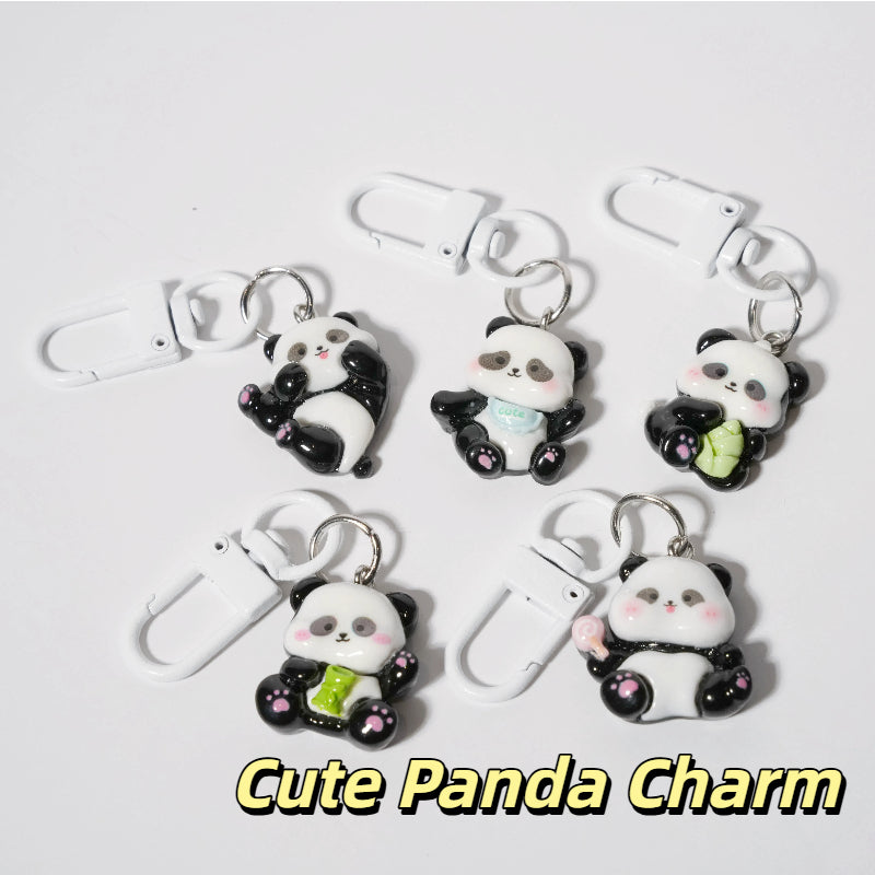 sunflowerden Panda Charm—Keychain