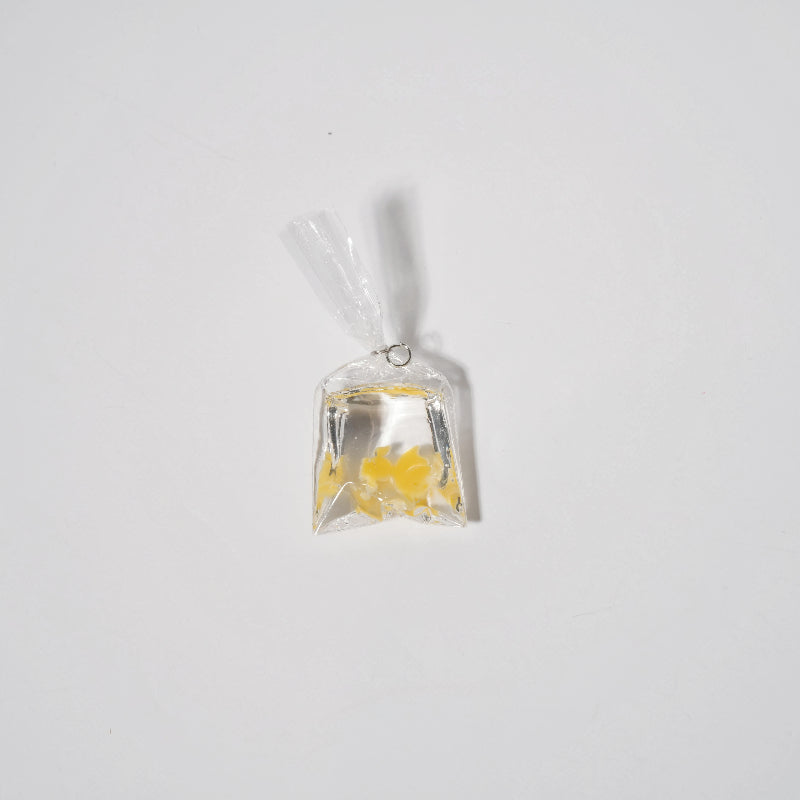 Little Goldfish Charm — Keychain & Bag Charm, Pairs with Custom Letter Lanyard