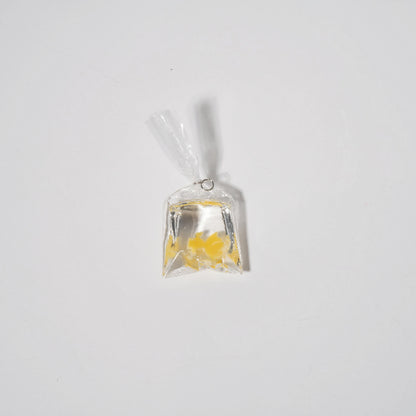 Little Goldfish Charm — Keychain & Bag Charm, Pairs with Custom Letter Lanyard