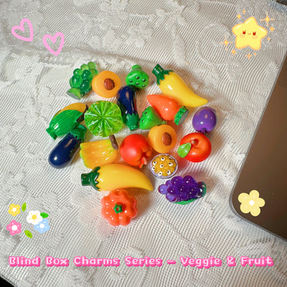 Sunflowerden blind box veggie charms