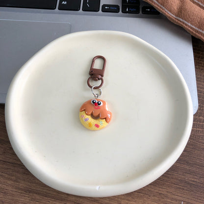 Doudou’s Diner Charm — Keychain & Bag Charm, Pairs with Custom Letter Lanyard