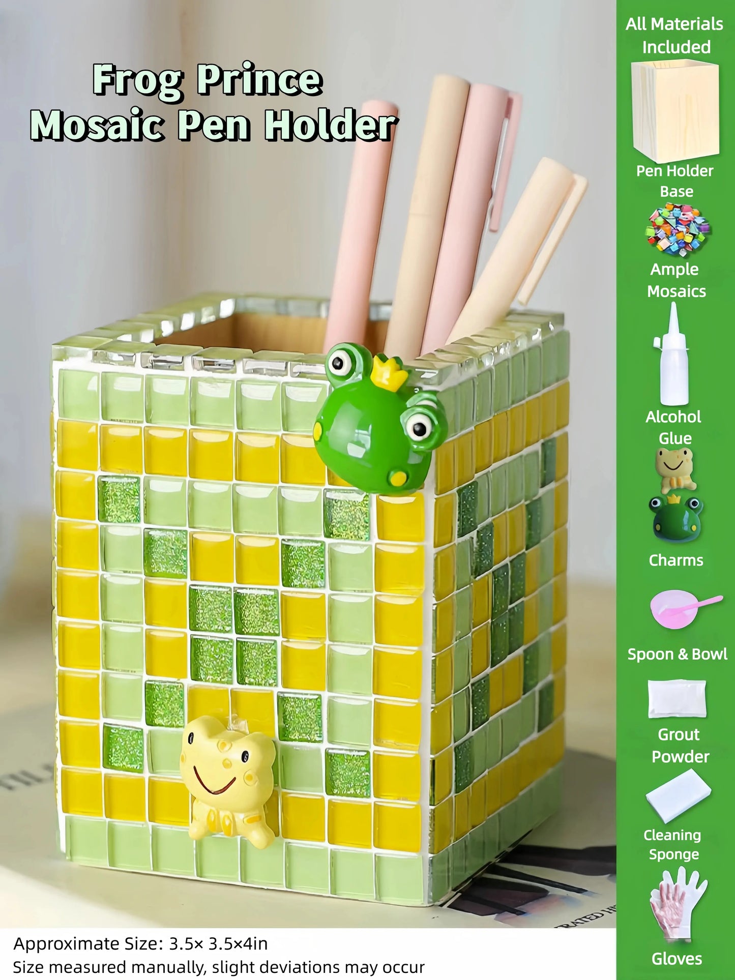sunflowerden DIY Mosaic Pen Holder Kit 