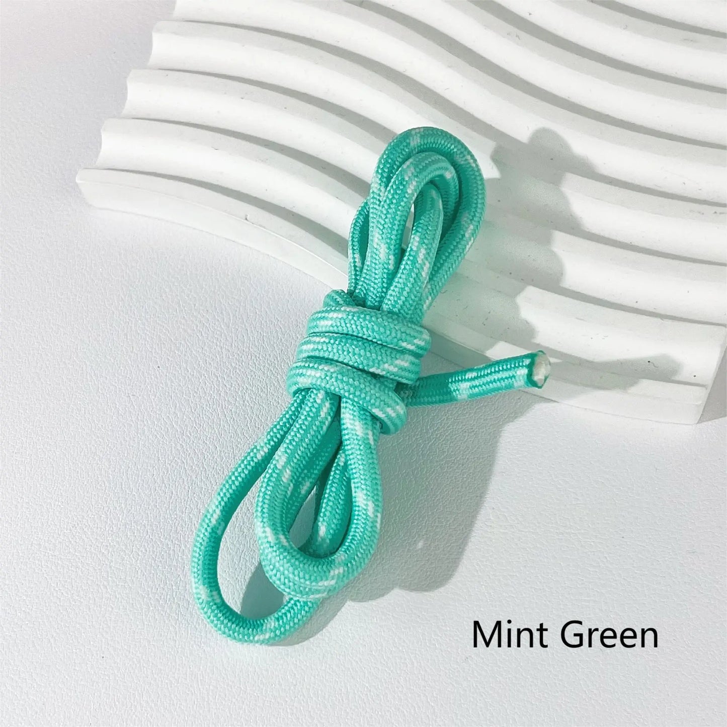 Custom Name Beaded Cord Keychain – Handmade Personalized Knot String with Letters