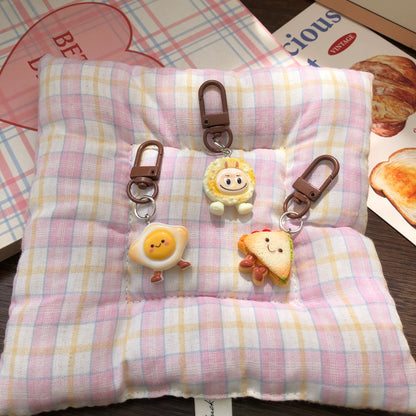 Cute Bakery Charm — Keychain & Bag Charm, Pairs with Custom Letter Lanyard