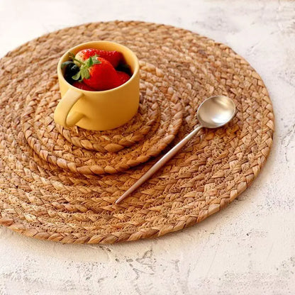 sunflowerden Handwoven Gourd Grass Placemat