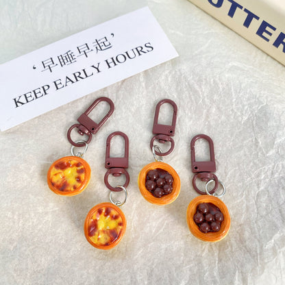 Cute Bakery Charm — Keychain & Bag Charm, Pairs with Custom Letter Lanyard