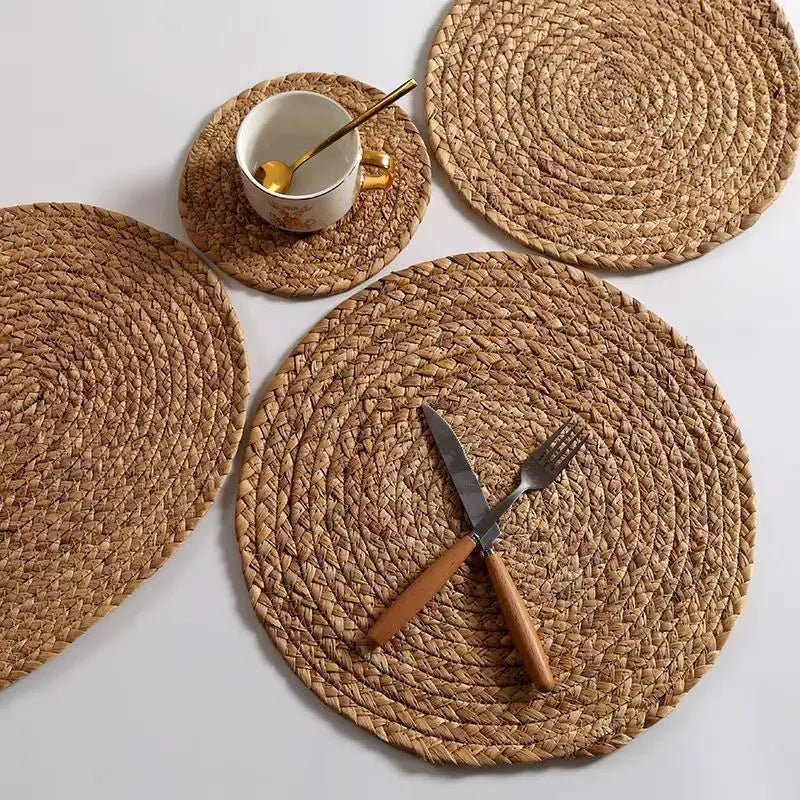 sunflowerden Handwoven Gourd Grass Placemat