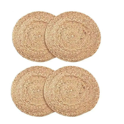 Handwoven Gourd Grass Placemat – Natural Eco-Friendly Table Mat