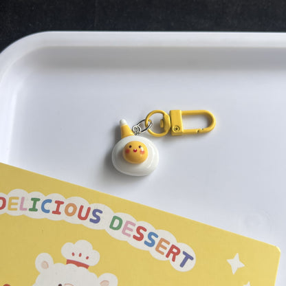 Dreamy Sky Charm — Keychain & Bag Charm, Pairs with Custom Letter Lanyard