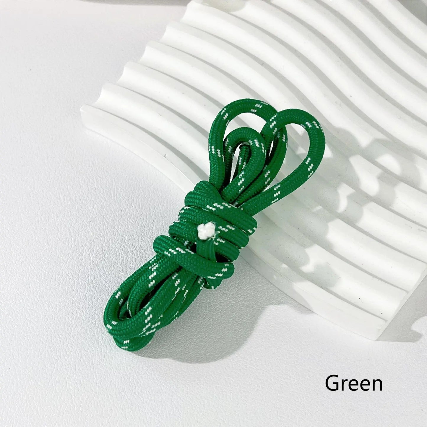 Custom Name Beaded Cord Keychain – Handmade Personalized Knot String with Letters