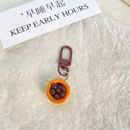 Cute Bakery Charm — Keychain & Bag Charm, Pairs with Custom Letter Lanyard