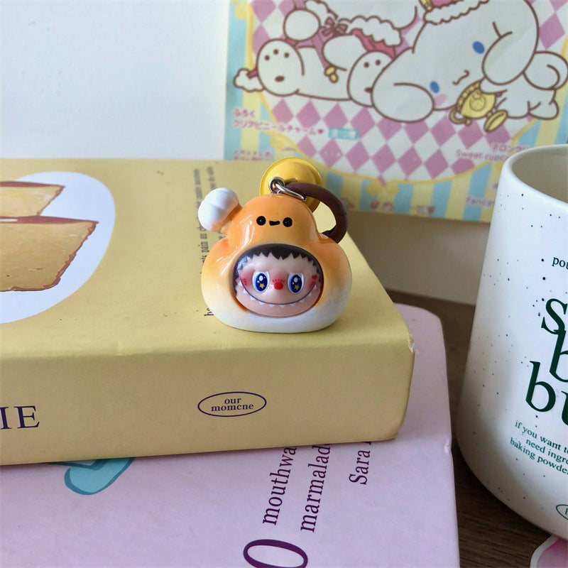 Bakery Dress-Up Charm — Keychain & Bag Charm, Pairs with Custom Letter Lanyard