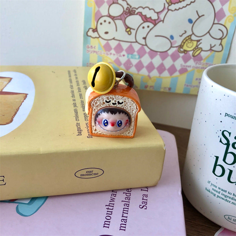 Bakery Dress-Up Charm — Keychain & Bag Charm, Pairs with Custom Letter Lanyard