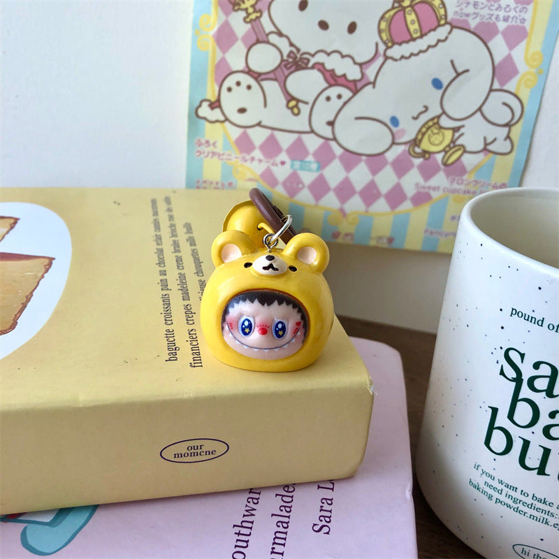 Bakery Dress-Up Charm — Keychain & Bag Charm, Pairs with Custom Letter Lanyard