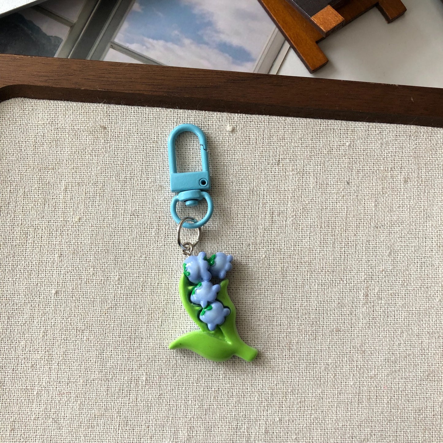 Bouquet Charm — Keychain & Bag Charm, Pairs with Custom Letter Lanyard