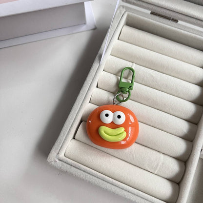 Wacky Sausage-Lips Doll Charm — Keychain & Bag Charm, Pairs with Custom Letter Lanyard