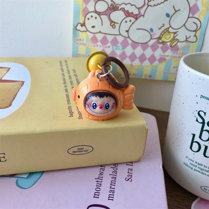 Bakery Dress-Up Charm — Keychain & Bag Charm, Pairs with Custom Letter Lanyard