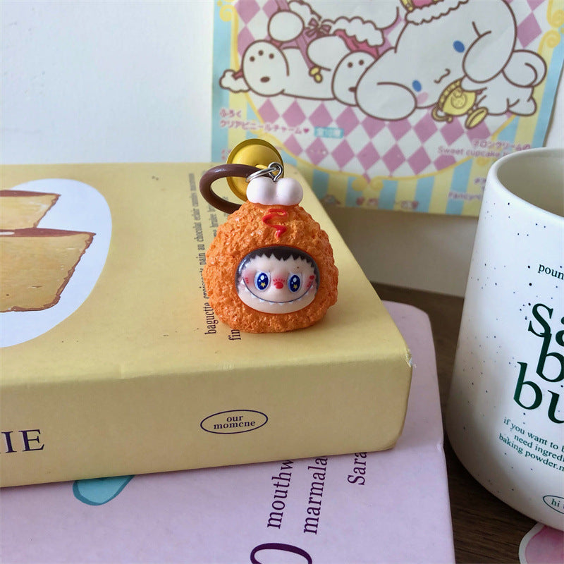 Bakery Dress-Up Charm — Keychain & Bag Charm, Pairs with Custom Letter Lanyard