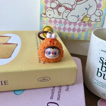 Bakery Dress-Up Charm — Keychain & Bag Charm, Pairs with Custom Letter Lanyard