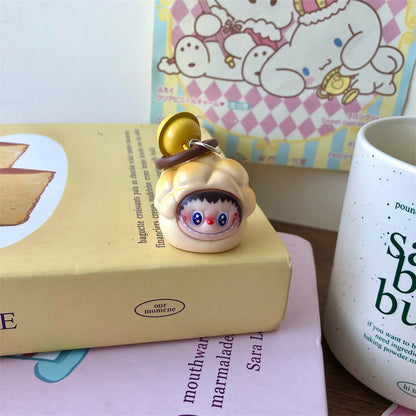 Bakery Dress-Up Charm — Keychain & Bag Charm, Pairs with Custom Letter Lanyard