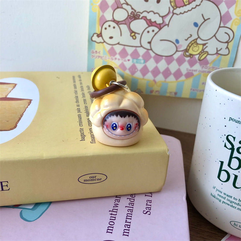 Bakery Dress-Up Charm — Keychain & Bag Charm, Pairs with Custom Letter Lanyard