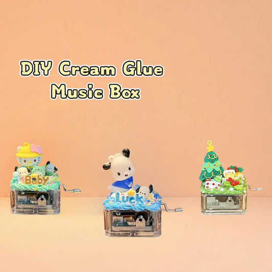sunflowerden DIY Cream Glue Music Box