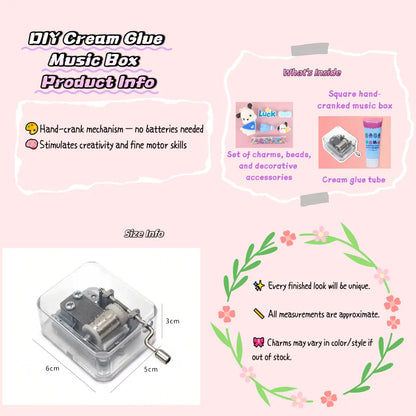DIY Cream Glue Music Box – Hand-Cranked Melodic Fun for Creative Kids