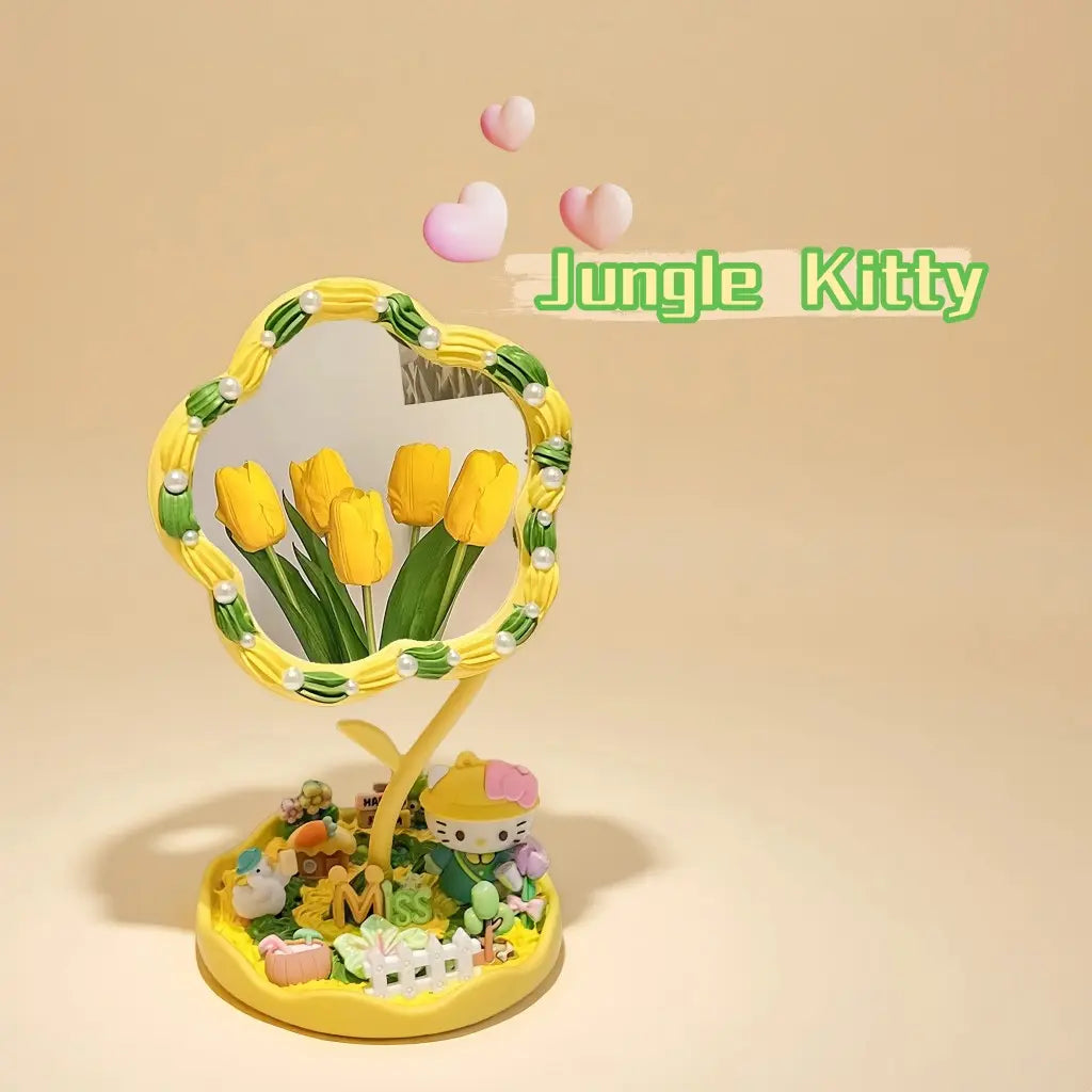 Sunflower DIY Cream Glue Mirror