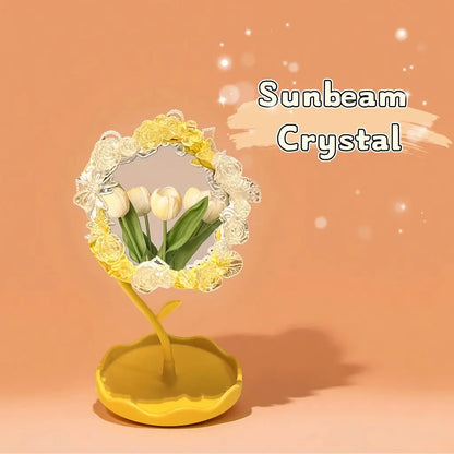 Sunflower DIY Cream Glue Mirror